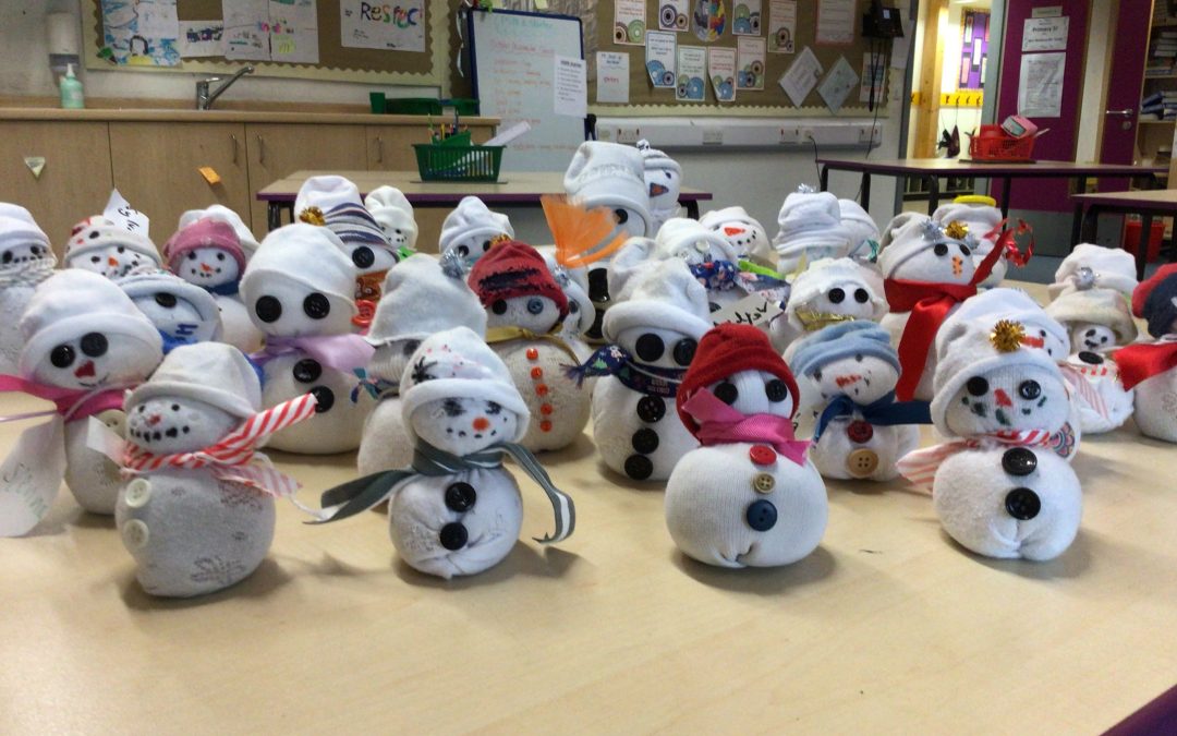 Open afternoon – snowman craft!